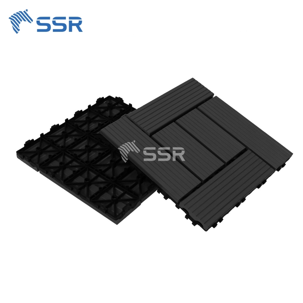 6 Slats Composite Decking Tiles