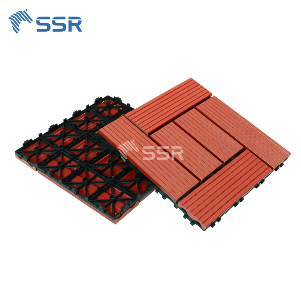 6 Slats Composite Decking Tiles
