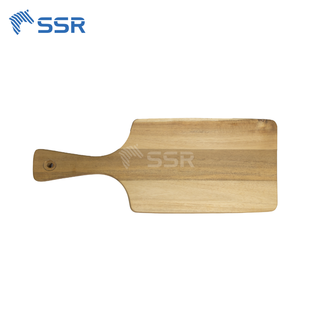 Acacia Wood Rectangular Cutting Board with Handle CBT02 (2)